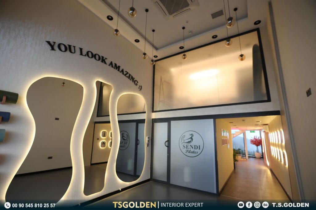 Sendi Pilates studio design Başakşehir | interior design company in istanbul