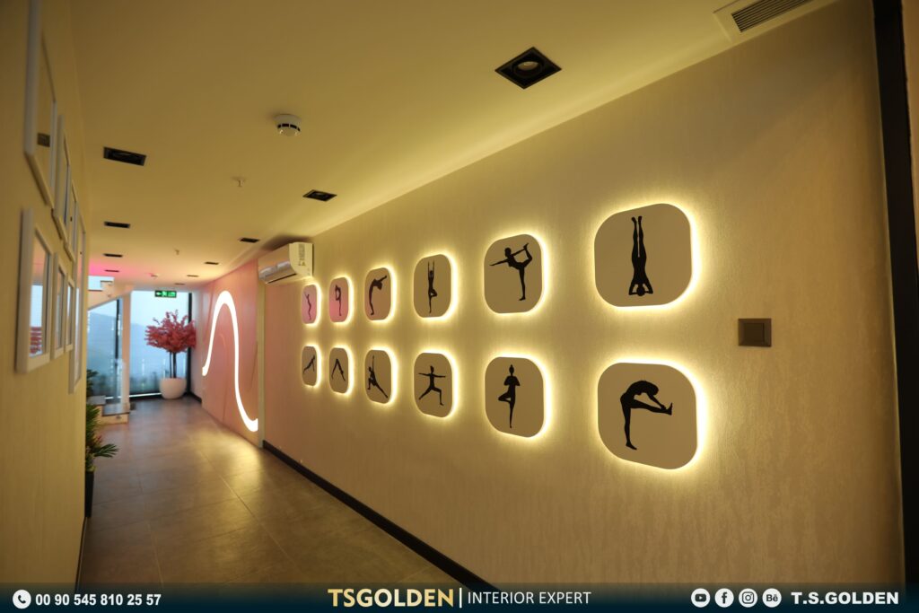 Sendi Pilates studio design Başakşehir | interior design company in istanbul