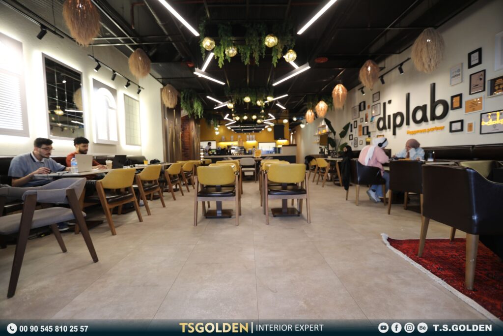 Diplab café interior design | interior design company in istanbul