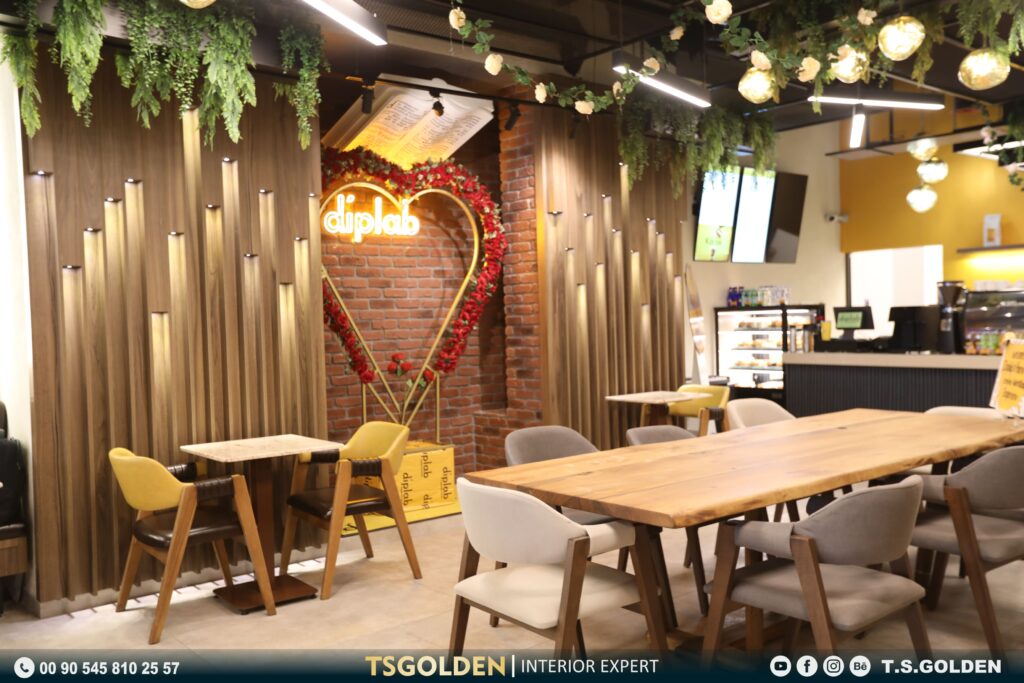 Diplab café interior design | interior design company in istanbul