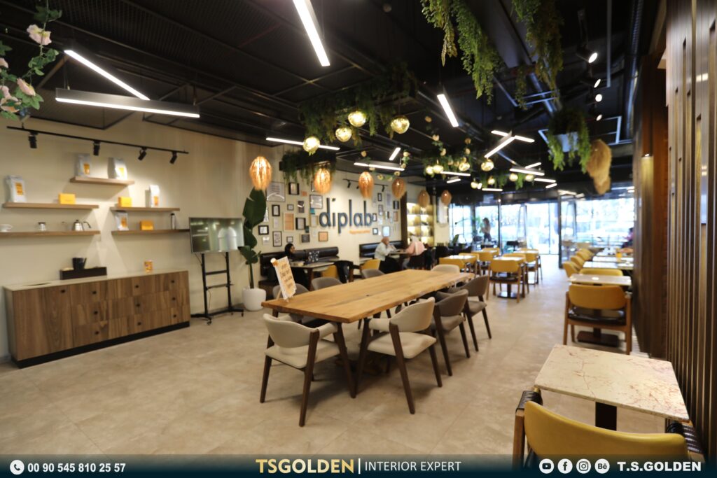 Diplab café interior design | interior design company in istanbul