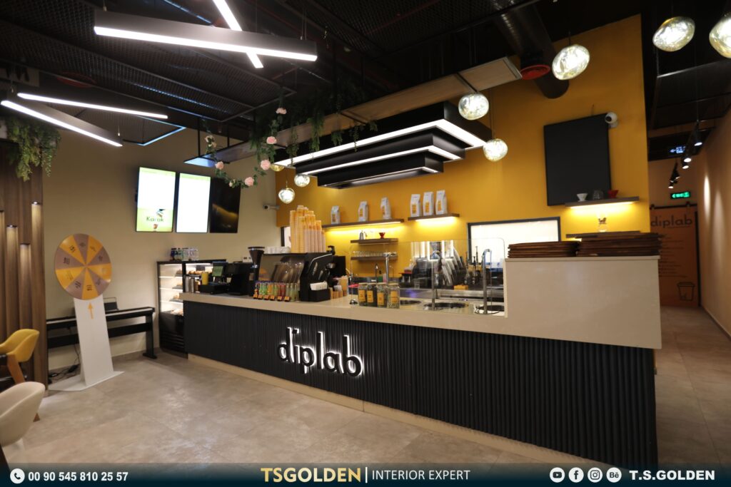 Diplab café interior design | interior design company in istanbul