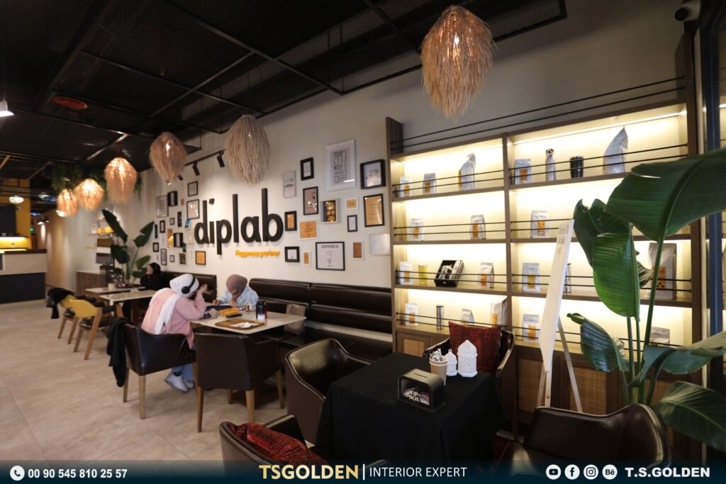 Diplab café interior design | interior design company in istanbul