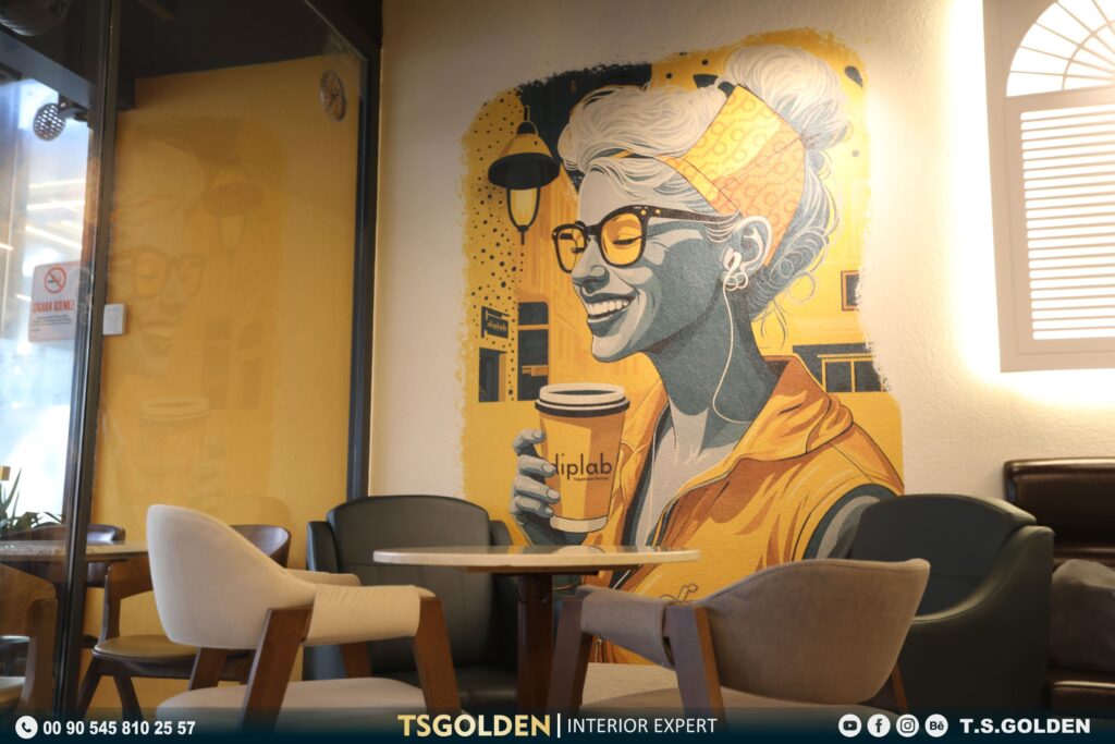Diplab café interior design | interior design company in istanbul