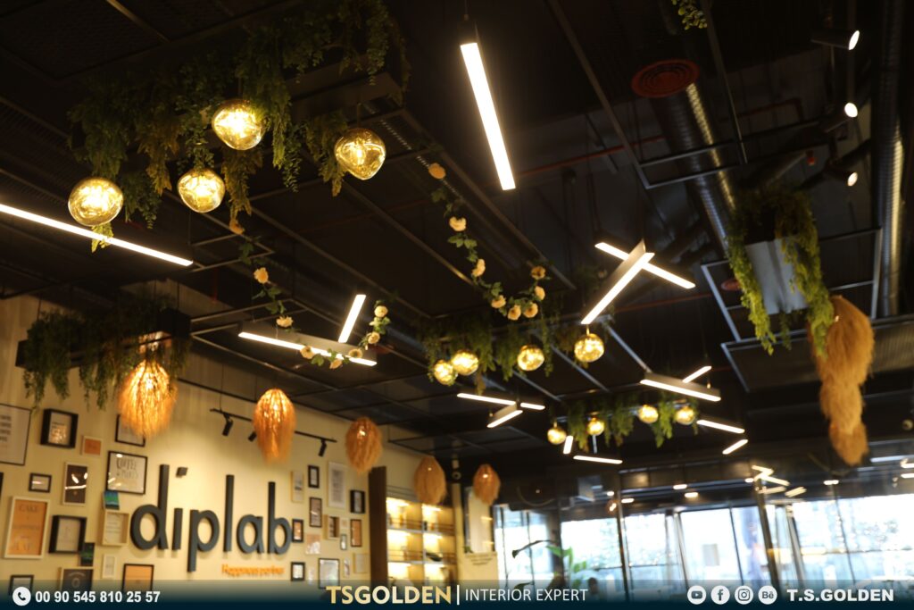Diplab café interior design | interior design company in istanbul