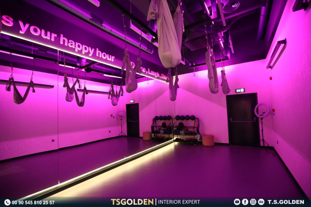 Sendi Pilates studio design Başakşehir | interior design company in istanbul