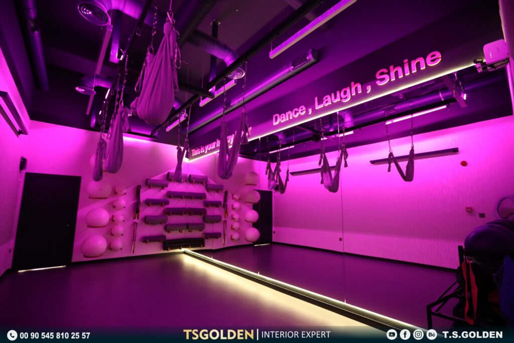 Sendi Pilates studio design Başakşehir | interior design company in istanbul